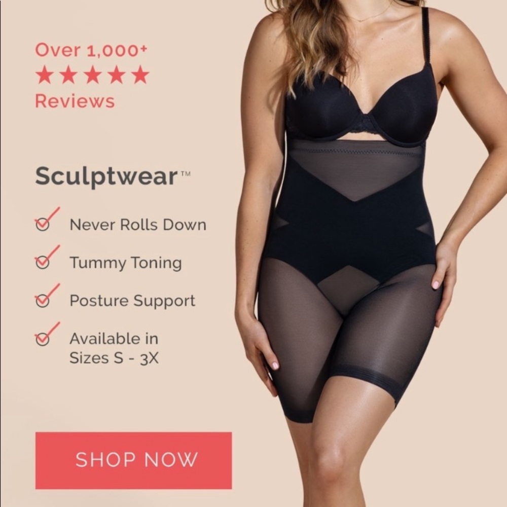 NWT HoneyLove SuperPower Short Size 1X - Picture 3 of 15